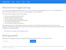 Tablet Screenshot of imagecodr.org
